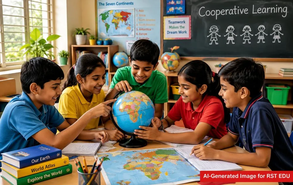 Cooperative learning in classroom for Key Dimensions of Teaching in Hindi