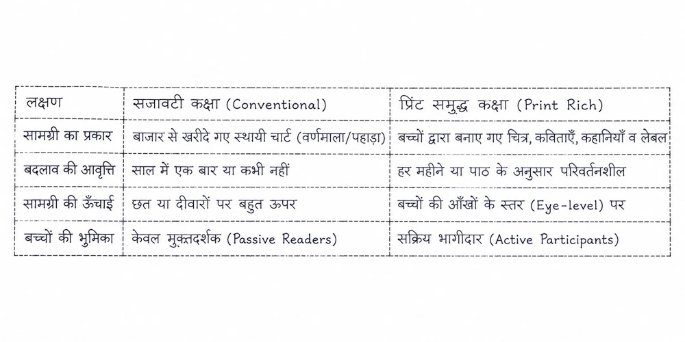 Print Rich Classroom क्या है (सजावट बनाम वास्तविक वातावरण) Print Rich Classroom क्या है (सजावट बनाम वास्तविक वातावरण)