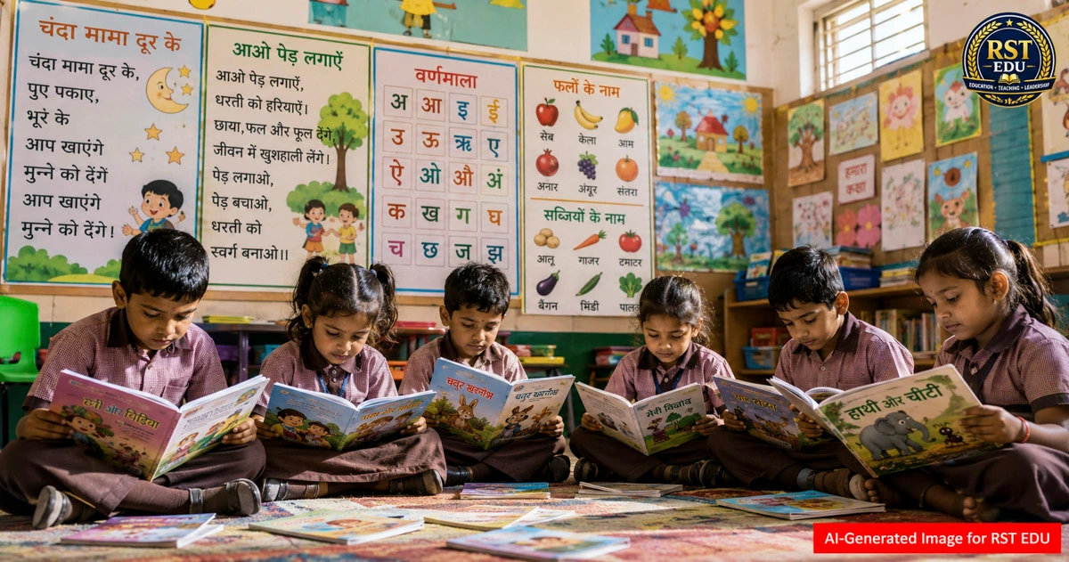Print Rich Classroom and Children Learning environment in an Indian primary school