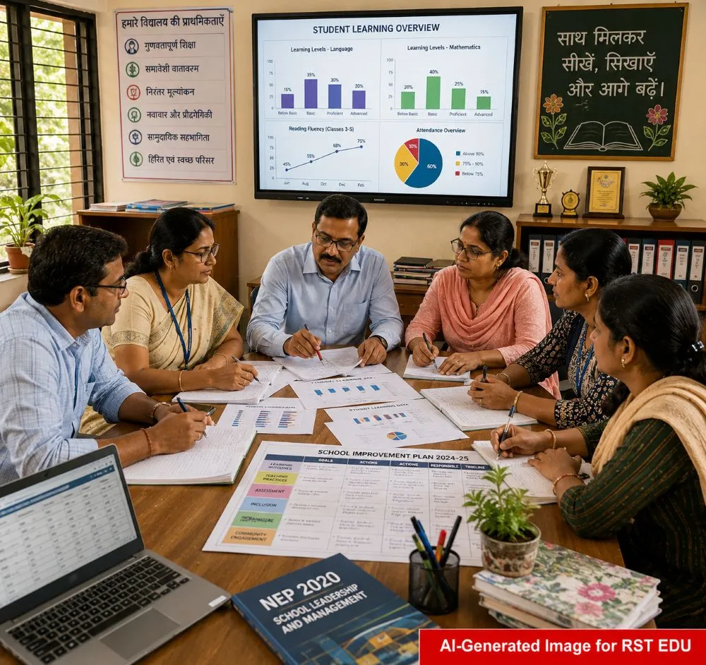 PM SHRI School में teacher collaboration और school leadership