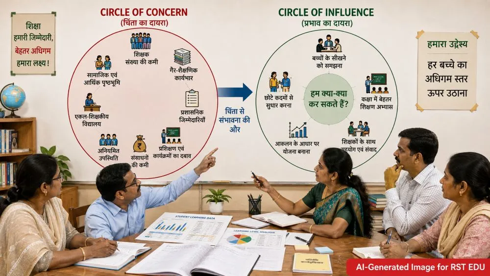 Circle of Concern से Circle of Influence की ओर Educational Leadership