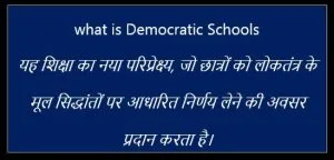 What is Democratic Schools What is 'Democratic Schools' ?